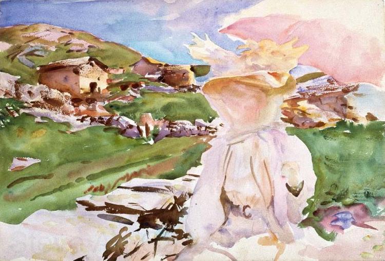 John Singer Sargent In the Simplon Pass Norge oil painting art